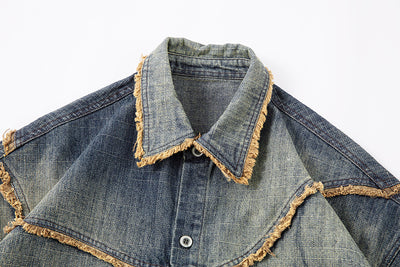 Camisa Denim Degradada Efecto Vintage para Hombre - Image 23