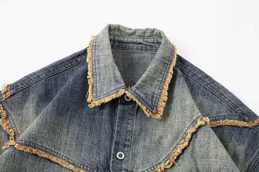 Camisa Denim Degradada Efecto Vintage para Hombre - Image 23