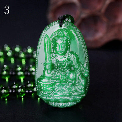 Colgante de Jaspe Verde con Patrono Zodiacal - Image 13