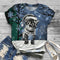 Camiseta Estampado Mascotas para Mujer