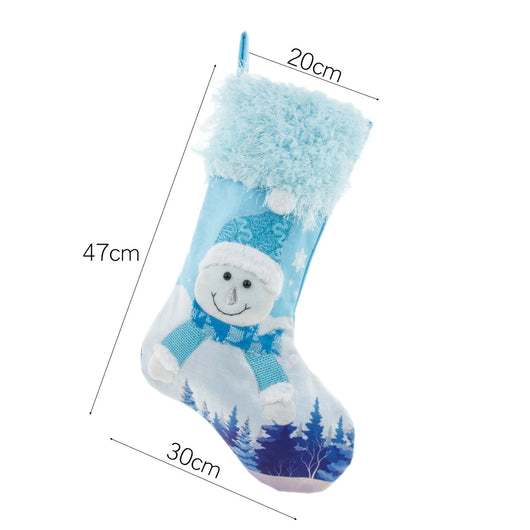 Calcetín Navideño Gigante con Luz LED - Bolsa de Regalos Brillante para Decoración Festiva - Image 4