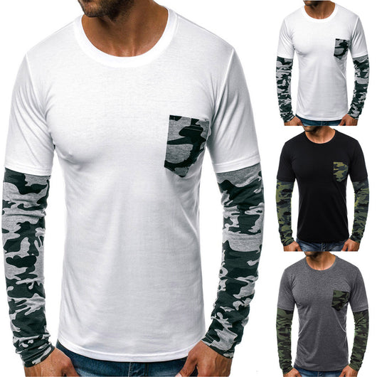 Remera Casual Hombre Cuello Redondo Camuflaje y Colores Lisos - Image 17