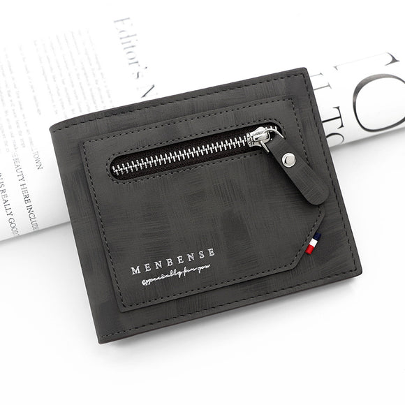 Billetera Corta para Hombre con Múltiples Compartimentos y Gran Capacidad