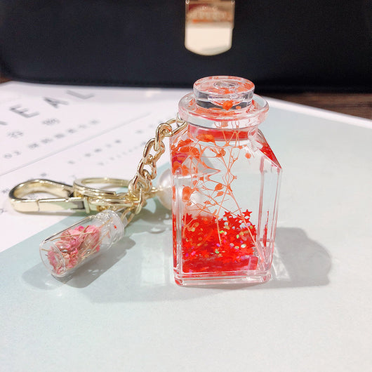 Llavero Perfume Mujer con Efecto Arenilla Dinámica - Image 14