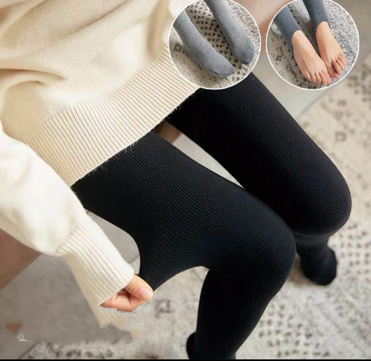 Leggings de Algodón Puro Cintura Alta Reductores con Forro Térmico - Image 14