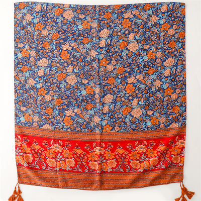 Chal Clásico Rojo y Azul de Diseño Nacional - Image 4