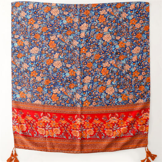 Chal Clásico Rojo y Azul de Diseño Nacional - Image 4