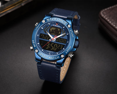 Reloj de Doble Pantalla con Esfera Grande - Cuarzo Electrónico - Image 12