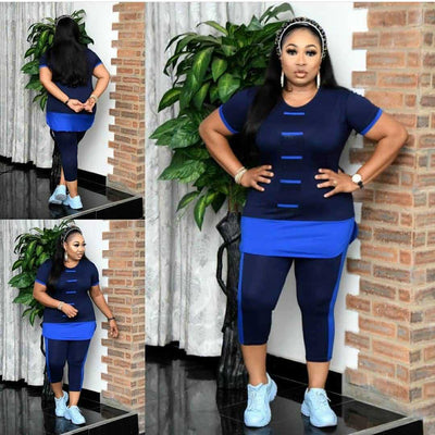 Conjunto Deportivo Dos Piezas: Pantalón Legging y Blusa Cosida para Mujer - Image 5