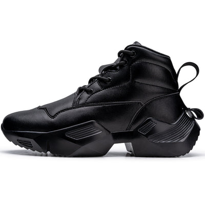 Zapatillas Altas Samurai para Hombre - Estilo Clásico Negro - Image 9