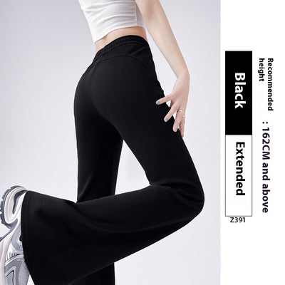 Pantalones Deportivos Acampanados Forrados en Fleece para Mujer - Cintura Alta Reductora - Image 12