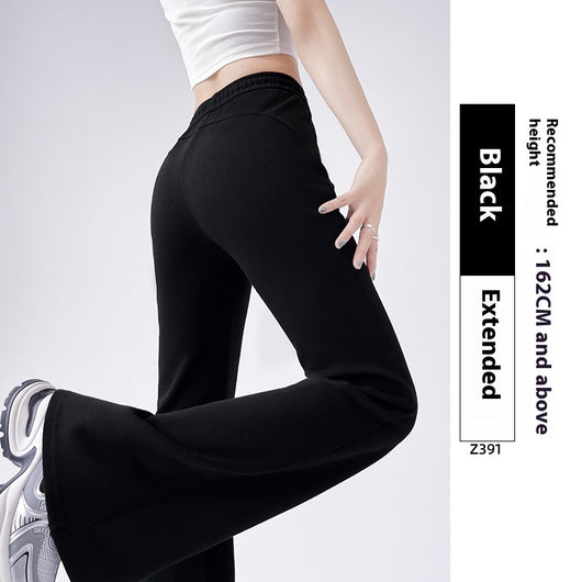 Pantalones Deportivos Acampanados Forrados en Fleece para Mujer - Cintura Alta Reductora - Image 12