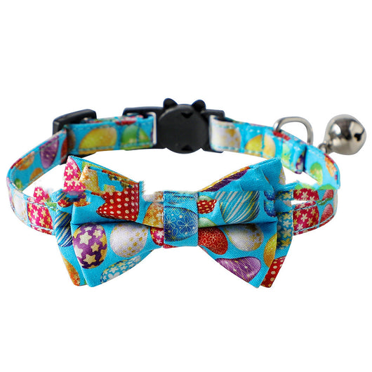 Collar para Mascota con Tema de Pascua - Conejito, Zanahoria y Huevos - Image 2