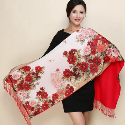 Pashmina de Seda Larga - Chal Elegante Versátil - Image 37
