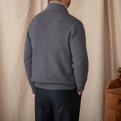 Cardigan Tejido de Cuello Verde Estilo Retro Cálido y Casual - Image 12