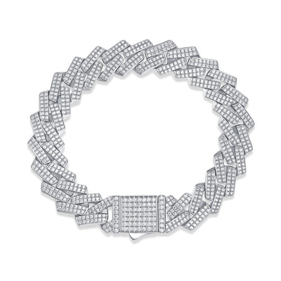 Pulsera Elegante de Plata S925 con Moissanita - Image 7