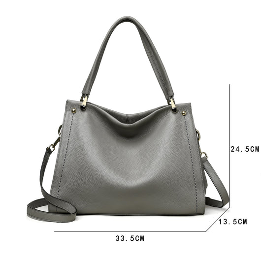 Bolso de Cuero Genuino para Mujer - Diseño Minimalista de Bandolera - Image 6