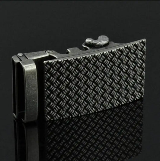 Cinturón de Cuero para Hombre con Hebilla Automática de Aleación - Image 12