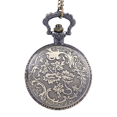 Reloj de Bolsillo Retro Clásico Tipo Concha Grande - Image 9