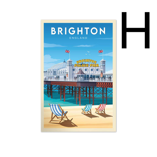 Póster de Viaje Países Bajos Holanda Decoración Dormitorio Alta Calidad - Image 11