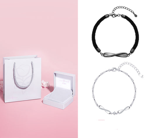 Anillo de Plata Esterlina para Parejas - Diseño Minimalista Romántico - Image 3
