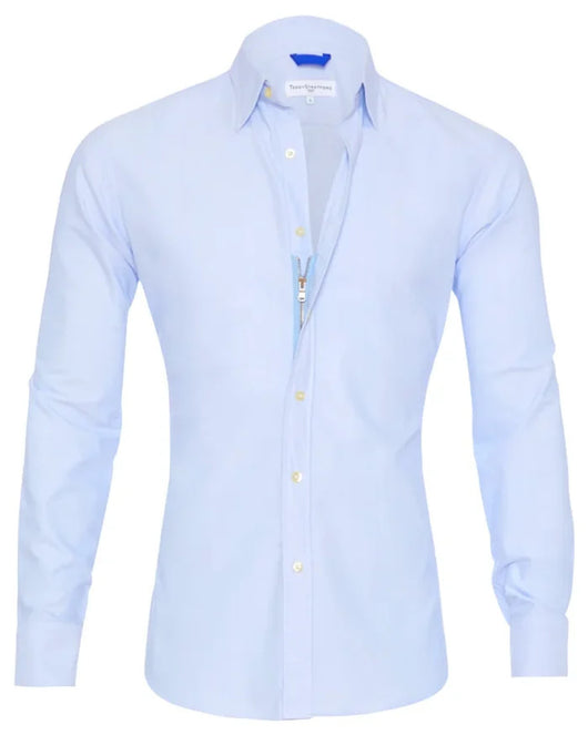 Camisa Casual con Cierre y Botones - Diseño Moderno para Hombre - Image 11