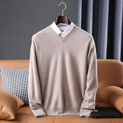 Suéter Escote V Lana Estilo Coreano - Polera Base Versátil - Image 5
