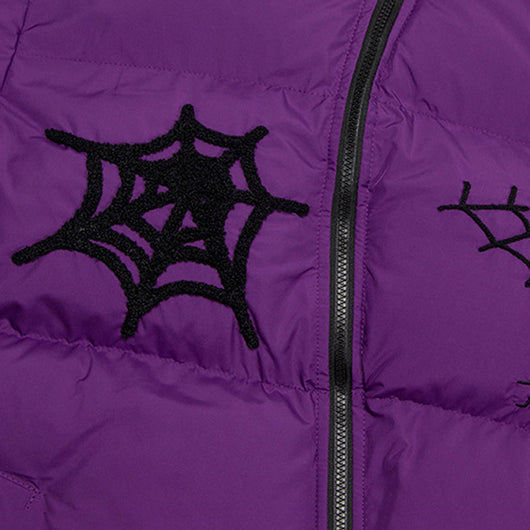 Abrigo Acolchado Hip Hop Retro Americano para Parejas - Invierno Cálido - Image 5