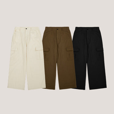 Pantalón Overol Casual Negro Expansion Tide con Bolsillos Amplios para Hombre Talla Grande - Image 13