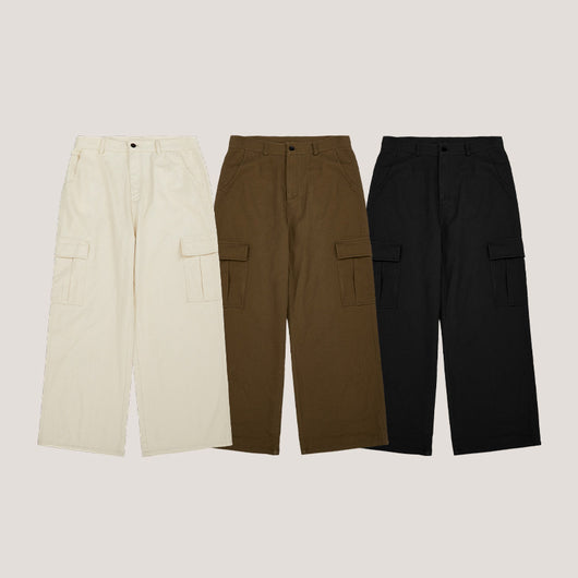 Pantalón Overol Casual Negro Expansion Tide con Bolsillos Amplios para Hombre Talla Grande - Image 13