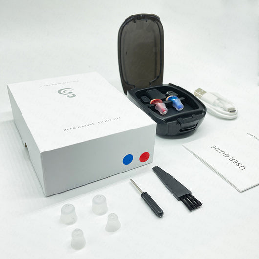 Audífonos Digitales Invisibles con Cancelación de Ruido y Carga USB - Image 7