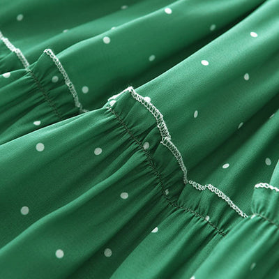 Blusa de Verano Cuello Francés Cuadrado con Mangas Voluminosas - Image 13