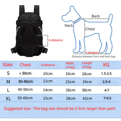 Mochila Transportadora para Perros Pequeños - Portabebé Respirable para Mascotas - Image 12