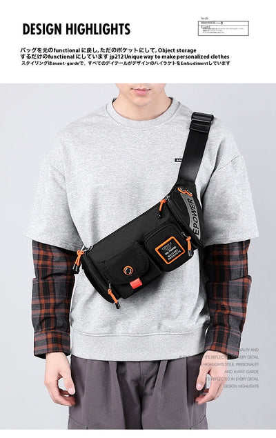Bolsa Pectoral Impermeable para Hombre - Estilo Urbano Moderno - Image 13