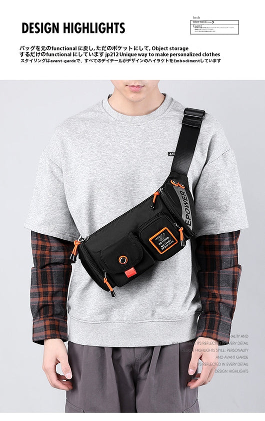 Bolsa Pectoral Impermeable para Hombre - Estilo Urbano Moderno - Image 13
