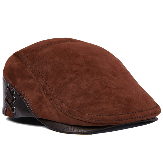 Boina de Cuero Genuino para Hombre
