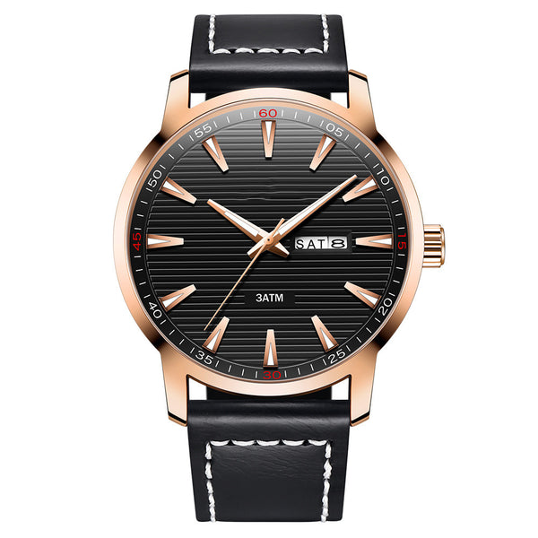 Reloj de Hombre Resistente al Agua con Función Calendario