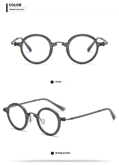 Gafas Retro de Titanio Puro con Filtro Luz Azul - Image 14
