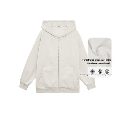 Abrigo Sudadera con Capucha Forrada en Fleece para Hombre - Image 12