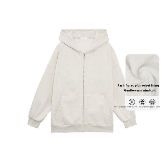 Abrigo Sudadera con Capucha Forrada en Fleece para Hombre - Image 12