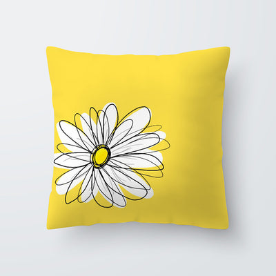 Funda de Almohada Hawaiana con Diseño Geométrico Amarillo - Image 28