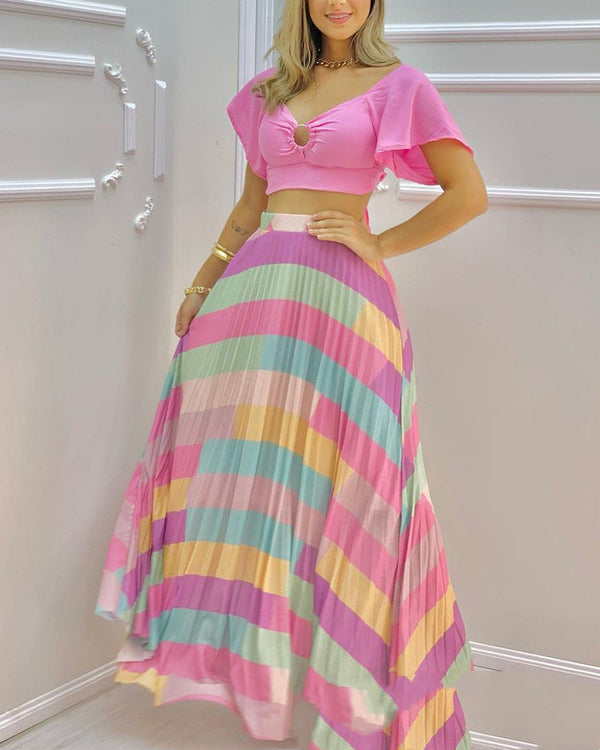 Traje de Pantalón Colorido para Mujer - Colección Verano