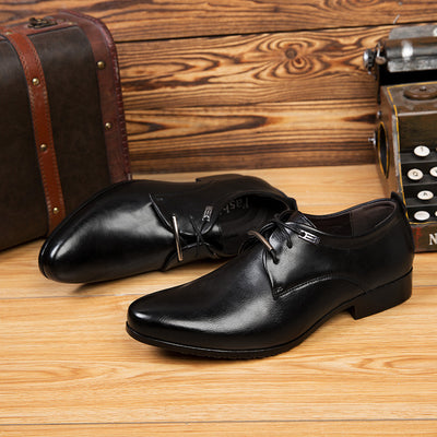 Zapatos de Cuero Británico para Hombre - Elegancia Formal y Comodidad Diaria - Image 4