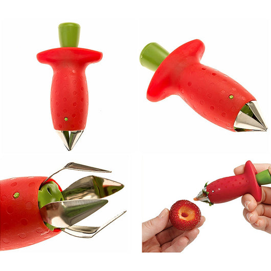 Deshollejador de Fresas - Removedor de Hojas para Frutas - Image 9