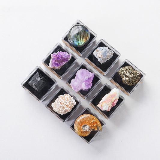 Colgante de Cristal Natural en Piedra Mineral Bruta
