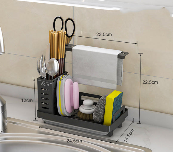 Organizador de Cocina Escurridor de Trapos y Esponjas