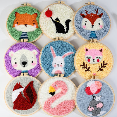Kit Completo de Bordado para Niños - Agujas, Hilos y Patrones Estampados - Image 3