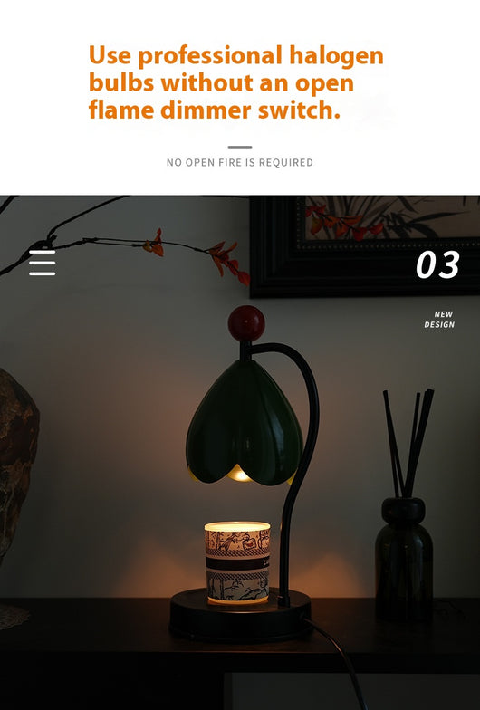 Lámpara de Aroma Estilo Antiguo con Cera Derretible Linglan - Image 7