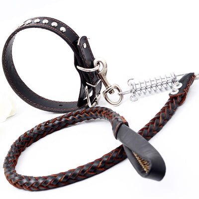 Collar de Tracción con Cadena de Cuero Antiexplosión - Image 7