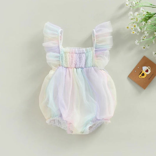 Enterizo Dulce para Bebé Niña - Ropa de Verano Recién Nacida